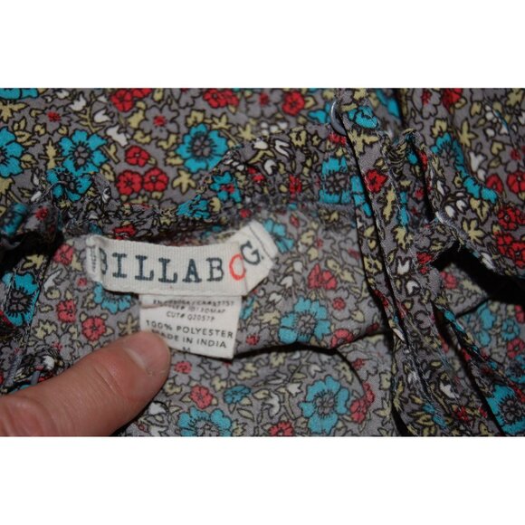 Billabong Long Flowing Flower Print Spaghetti Strap Summer Dress Women's Medium - Picture 8 of 10